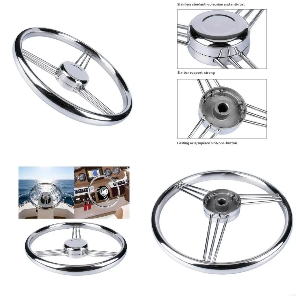 

Усиленное рулевое колесо из нержавеющей стали. Прочное рулевое управление. Простота в использовании для быстрых лодок и рыбалок.