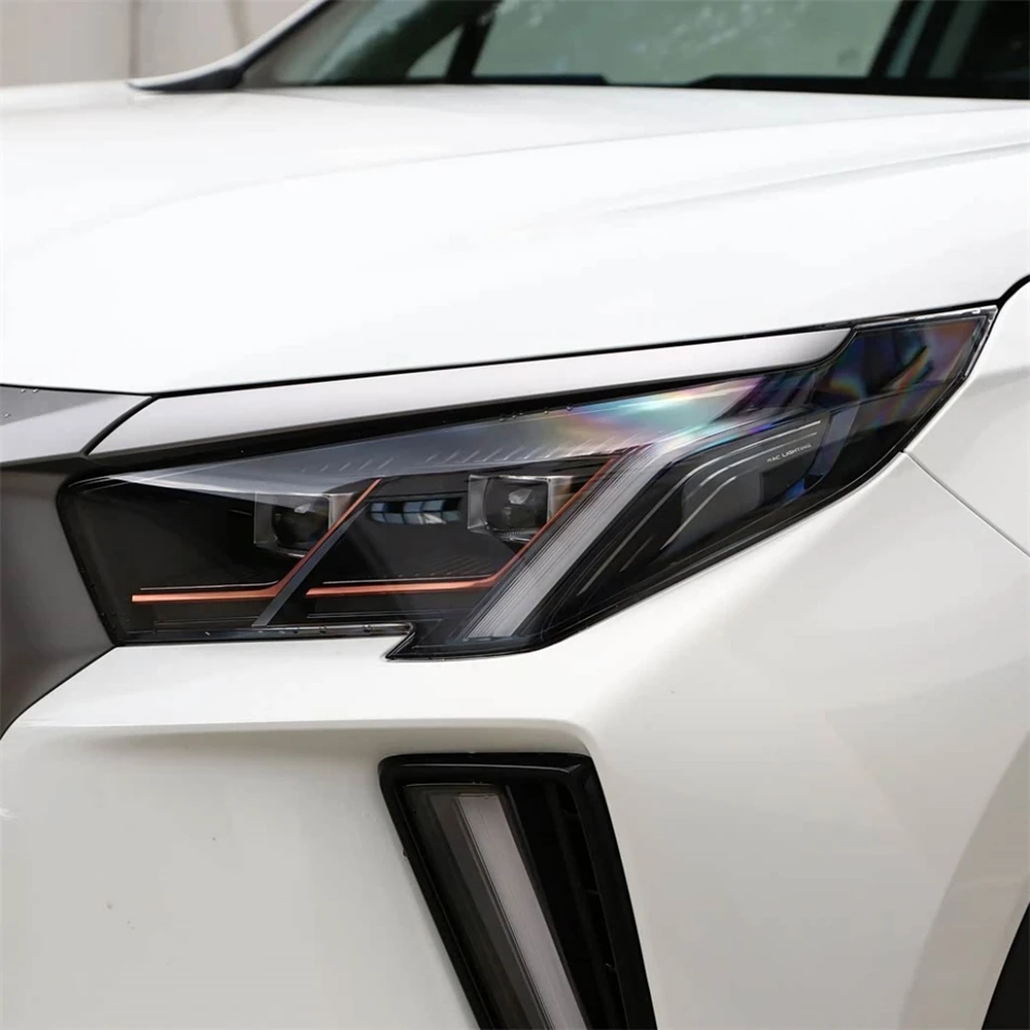 For GAC Trumpchi Motor GS4 Plus 2021 2022 2023 Articles Cars Polycarbonate High Gloss Fully Transparent Front Headlight Cover