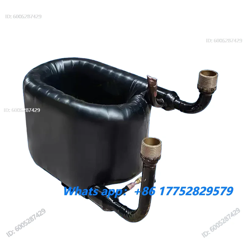 Air energy heat pump KFXRS-10I heat exchanger 3-horse casing heat exchanger Coaxial coil evaporator