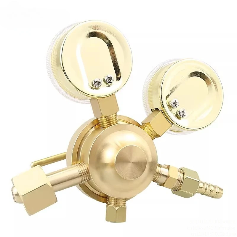 Full copper pressure reducing valve 50L cylinder high pressure 40MPa gas pressure reducer