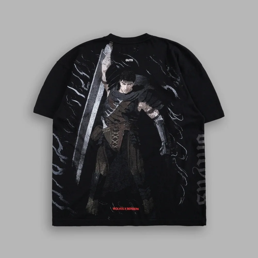 

CSPORT Berserk аниме уличная футболка мужская ort Sve хлопок удобный дышащий модный повседневный топ