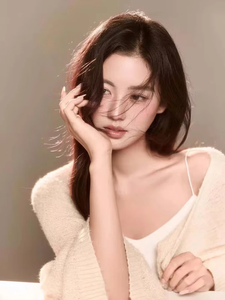 

Вязаная одежда в непринужденном стиле для фотосессий в студии, корейская система портретной фотографии, осенне-зимняя коллекция, новинка