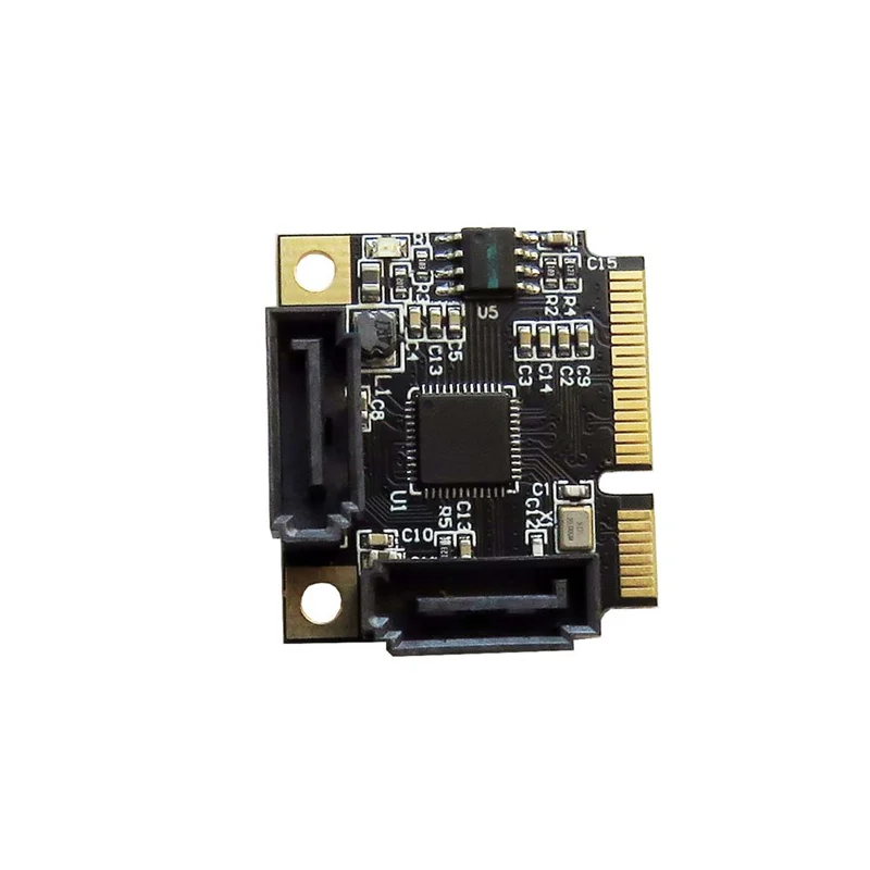 Адаптер Mini PCI-E к SATA3.0, плата преобразователя ASM1061 для твердотельного накопителя, SSD-ноутбука