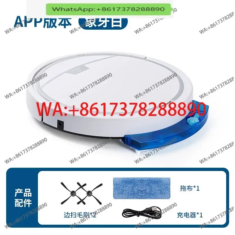 3-in-1 Smart Sweeper Vacuum Cleaner, Suction Sweep Mop Combo, Remote Control Robot with Water Tank for Home