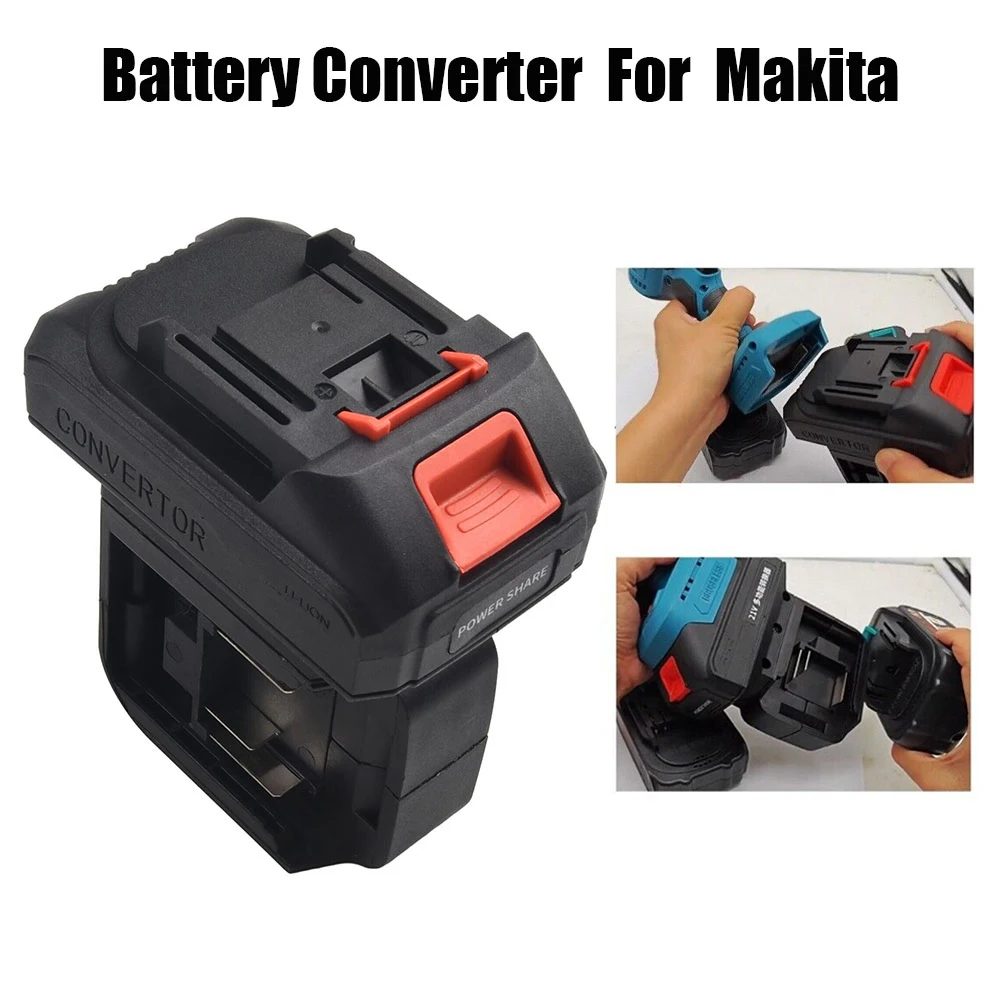 For Makita Battery Converter 2 in 1 Power Tool Battery Adapter Double The Battery Capacity Suitable For Impact Drills & Wrenches