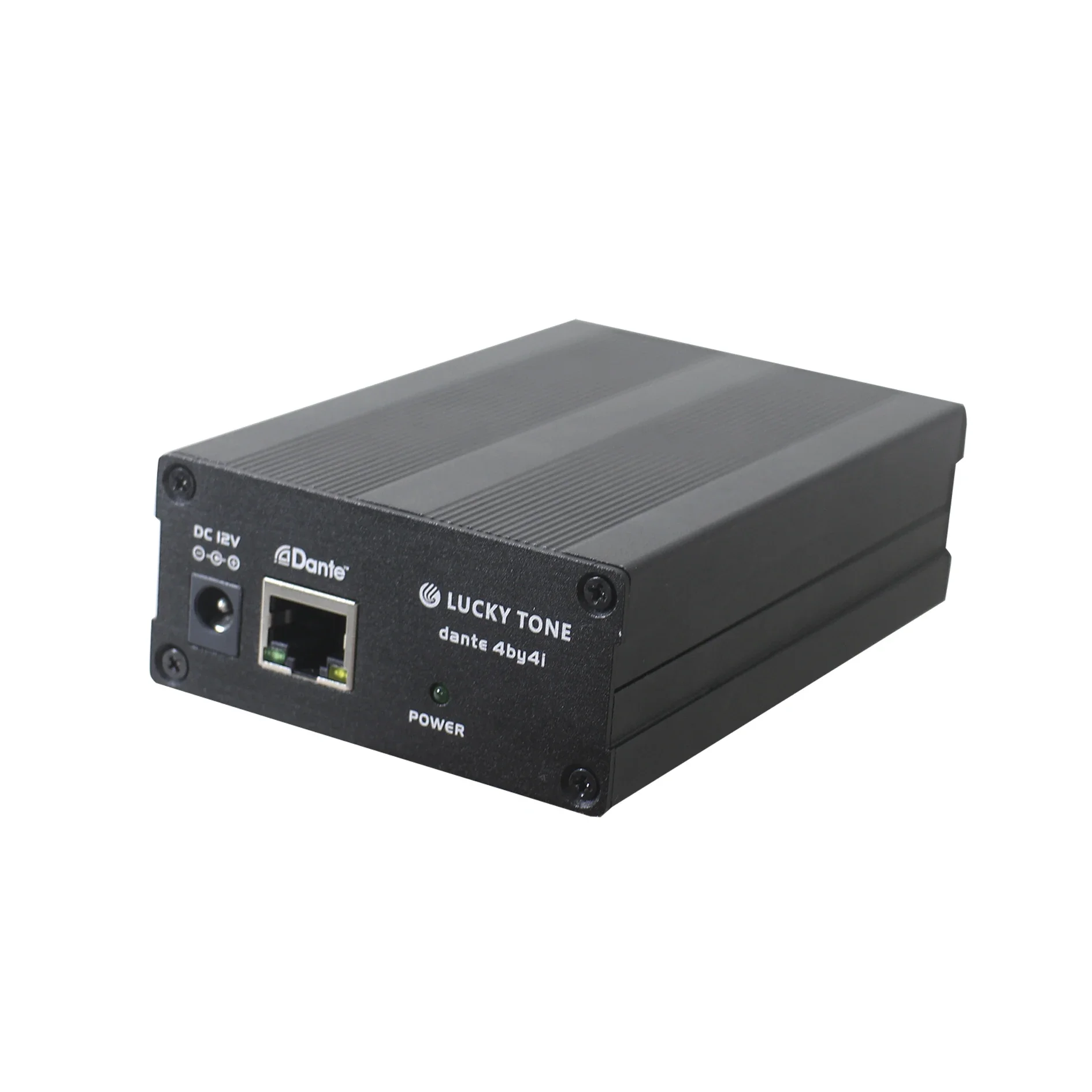 Professional Transmisde Small Size Integrated Fuente De Alimentacion De 12V Dante 4-In-4-Out Transmitter with a POE Splitter