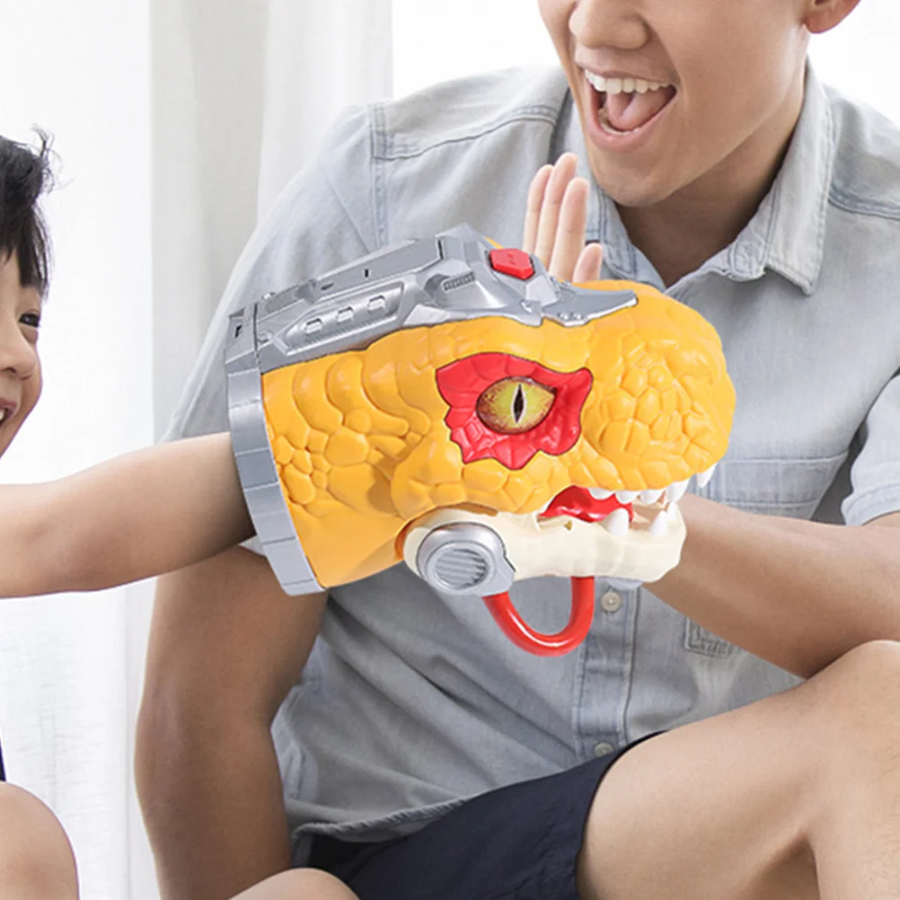 دمية يد على شكل ديناصور، تصميم متحرك واقعي، ميزة صوت خفيفة للأطفال، عروض رواية القصص، المدارس، وقت اللعب، دور بهيجة