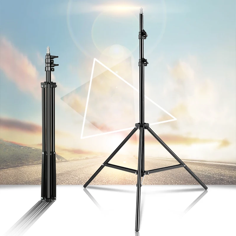 Photographic 50/120/160cm Lighting Stand Fill Light Stand Tripod Suit For Ring Light With 1/4 Screw Ring Lamp Softbox Ringlight