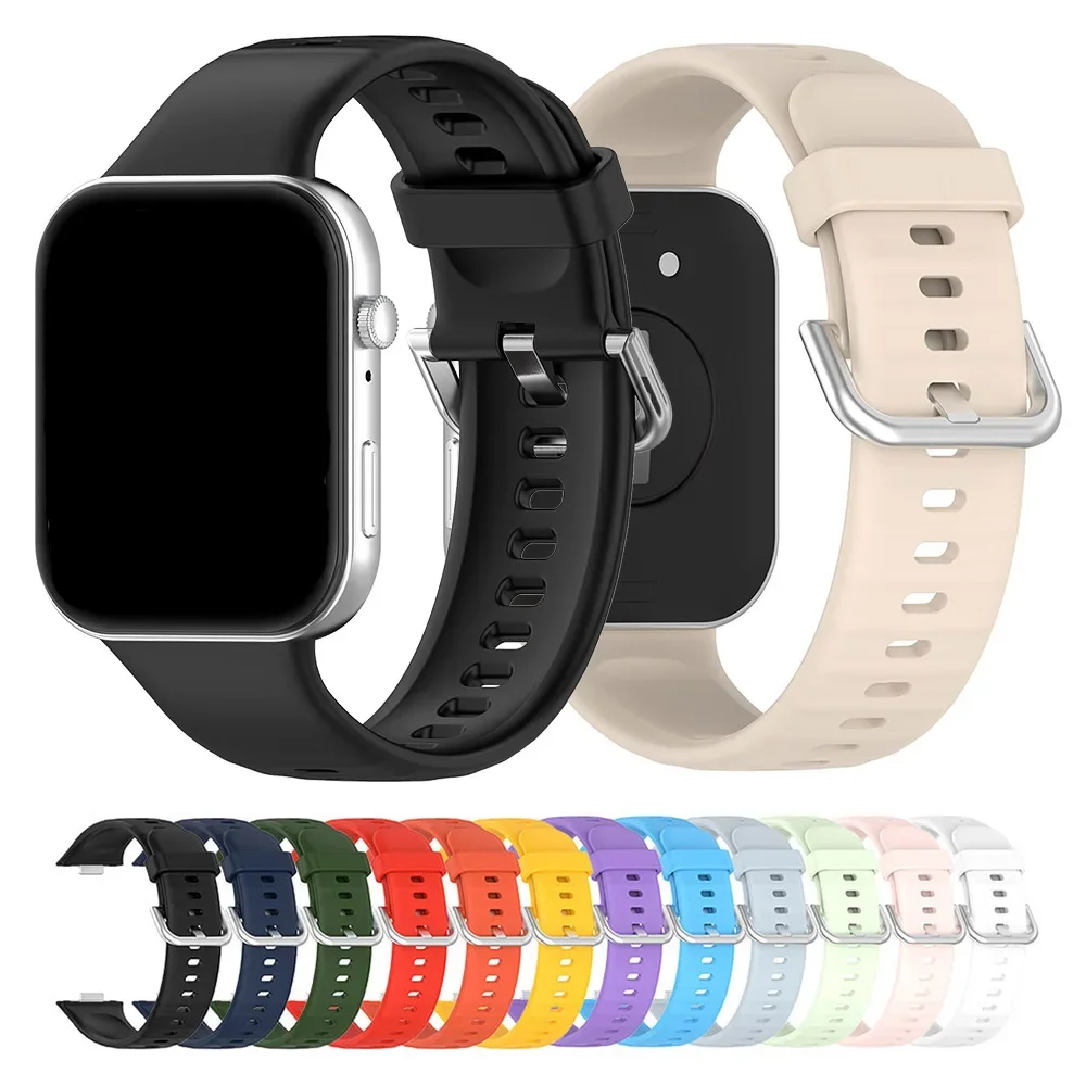 Silicone Watchband For Huawei Watch Fit 3 Fit3 Replacement Watch Strap For Huawei Watch Fit 4/Fit4 Pro Bracelet Correa