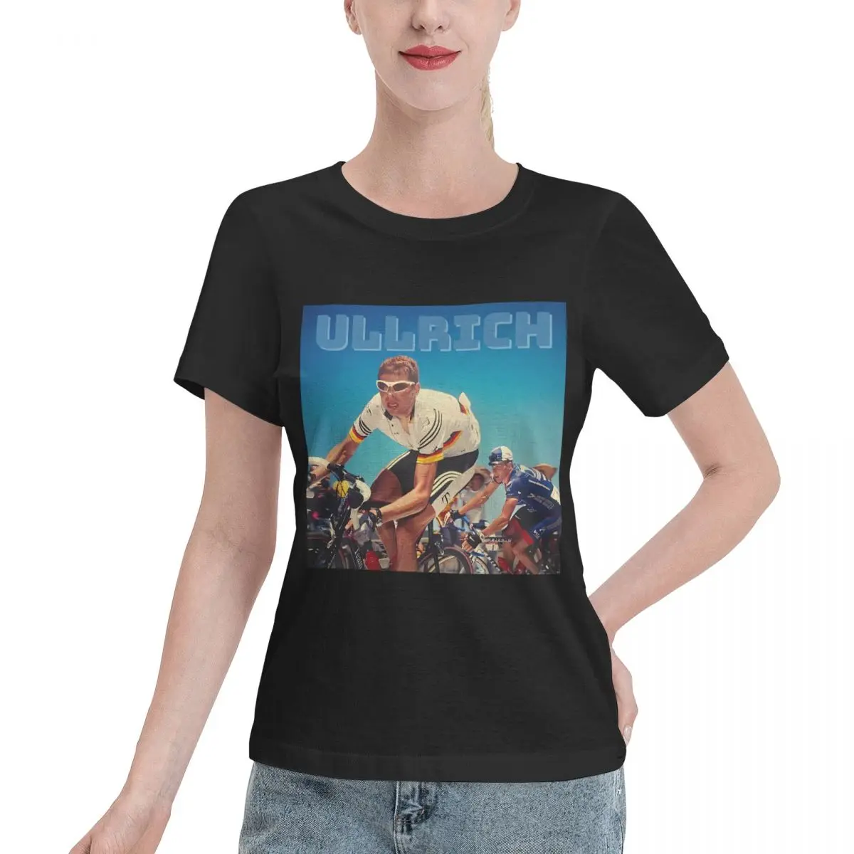 Hot Sale Jan Ullrich 2001 Women's T-shirt Minimalist Chic Plus Size Women Tee
