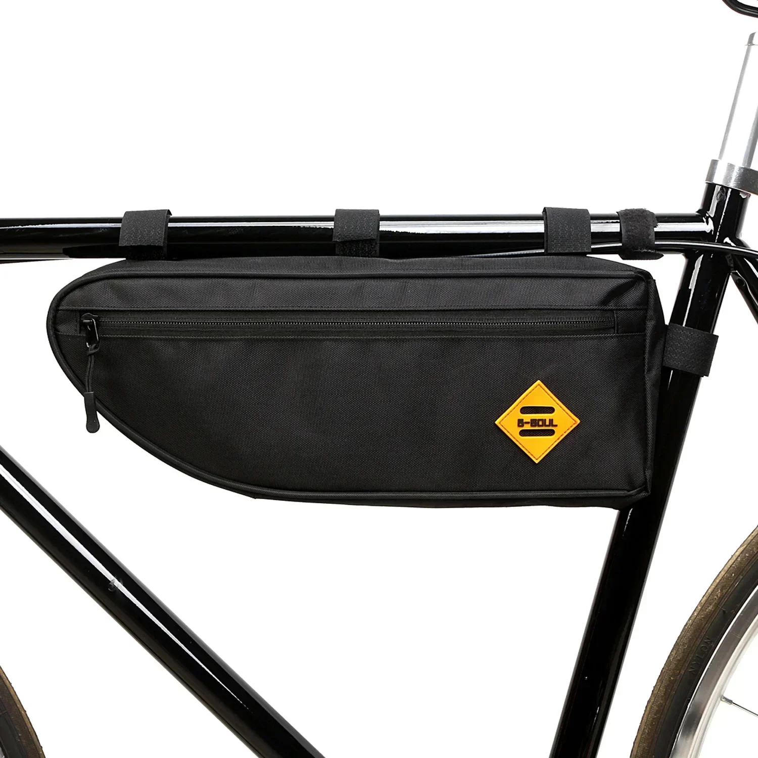 B-SOUL waterproof bicycle triangle bag large capacity cycling bag rack front tube bag accessories