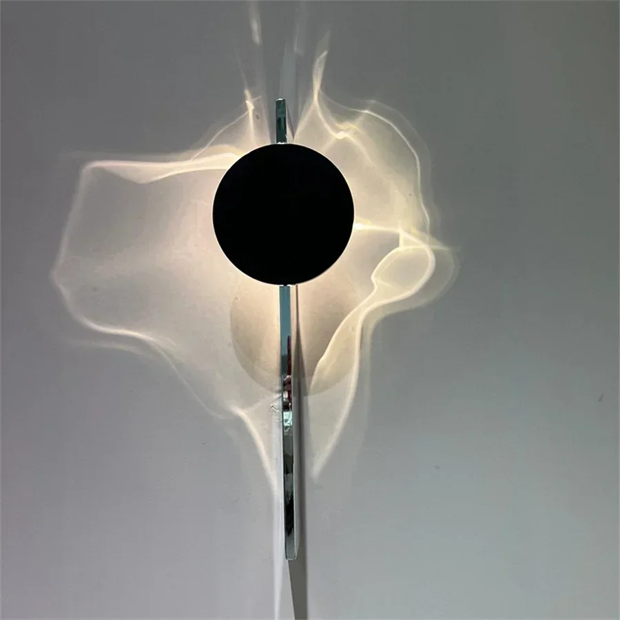 Creative Art Ripple Wall Lamp Minimalist LED Wall Sconce Bedroom Bedside BackgroundAisle Porch Corridor Atmosphere Wall Light