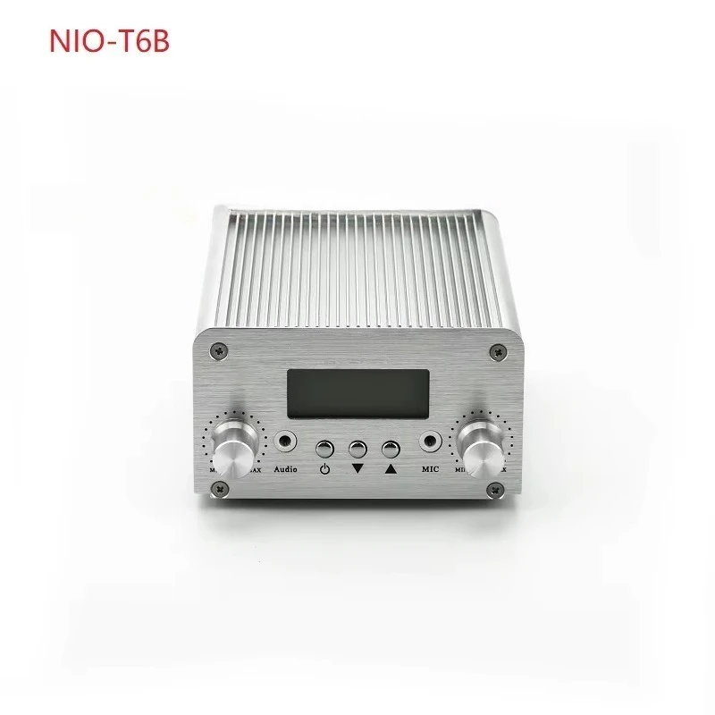 NIO-T6B 6W FM Radio Transmitter Kit With PC Control Blue Control U Dish HiFi Stereo Sound