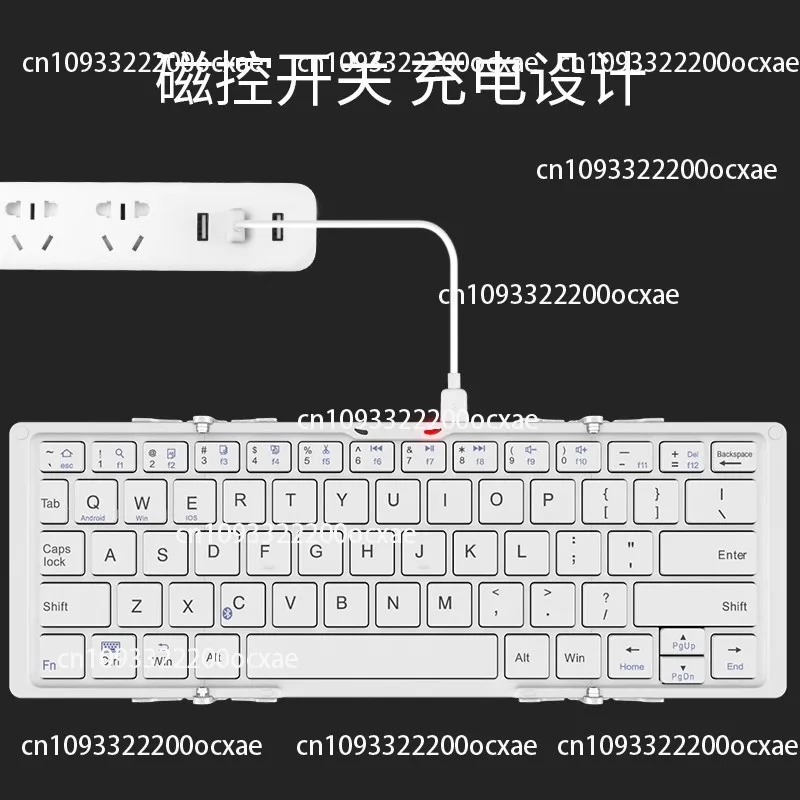 

HB066 Mobile phone three-fold bluetooth keyboard A variety of devices Bluetooth universal portable