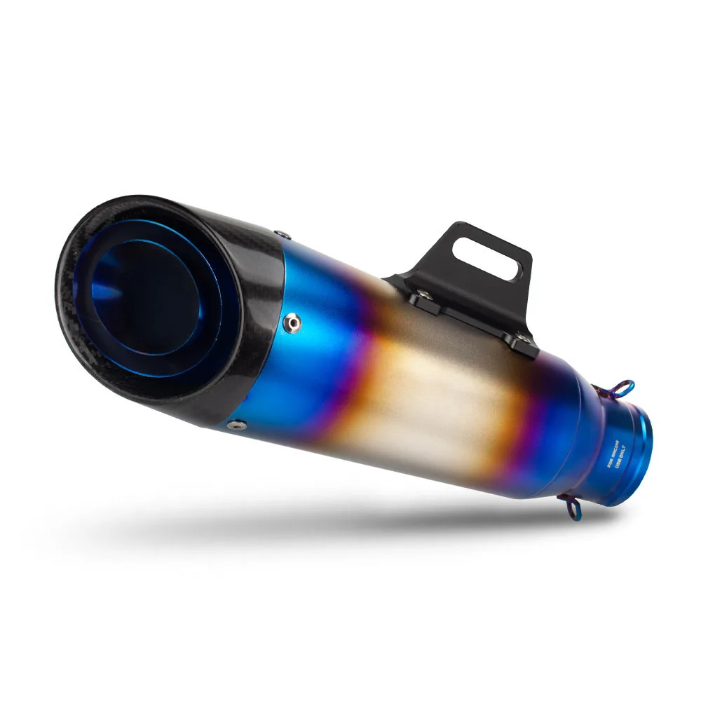 

SXLL 51Mm 60mm Universal Motorcycle Exhaust Silenciador Carbon Fiber Silenciador with DB Killer for Ninja250 Yzf R3 Mt07 R15V2 X