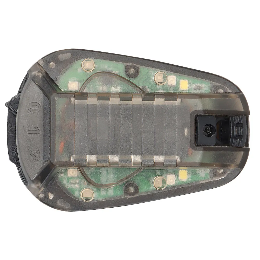 

1Pcs Outdoor Tactical Signal Light Ladybug Style Waterproof Multi-Modes Portable Hook Loop Light Red Green for Games