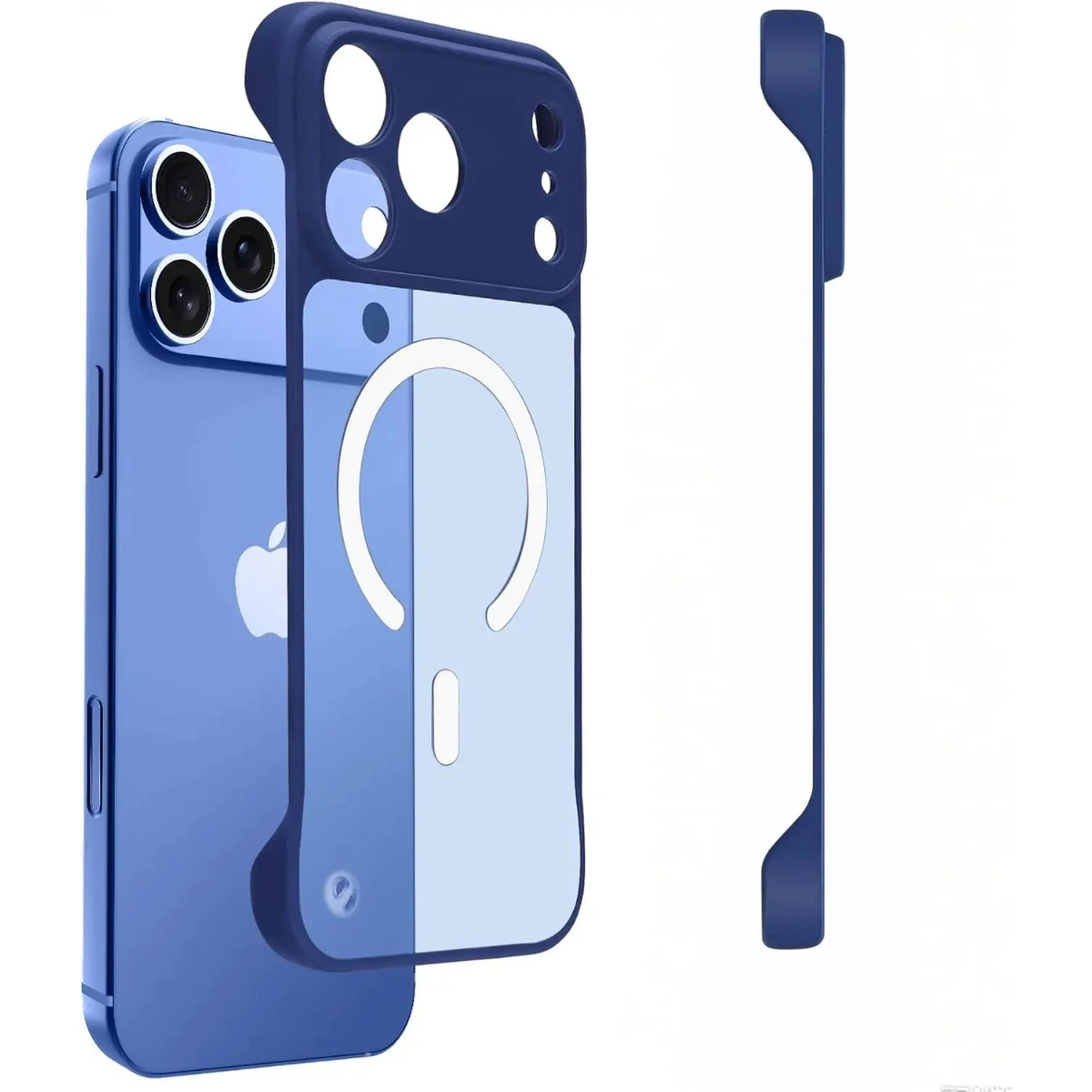 

Ultra-Thin Magnetic Phone Case for iPhone 17 Pro Max Compatible with MagSafe Transparent Matte Anti-Collision Frameless Design