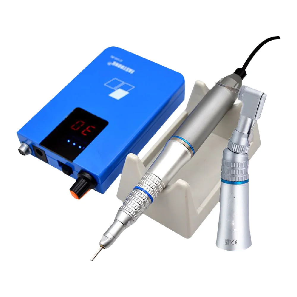 

Dental Portable Brushless Micromotor Rechargeable Dental Lab Polishing Tool With Contra Angle And Straight Handpiece