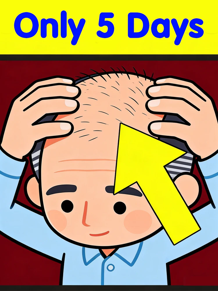 Upgrade To The Third Generation Product Quickly Creates Healthy Hair. No Need To Wear A Hat When Going Out Anymore.