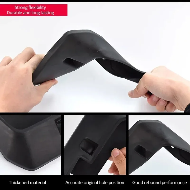 مصدات عجلة السيارة لـ Zeekr 001 2021 2022 2023 2024 2025 المضادة للتجمد مضيئة واقي الطين سبلاش الطين الجزء الخارجي اكسسوارات السيارات #4