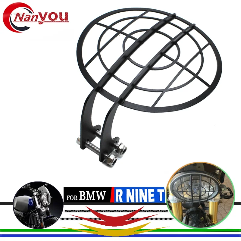 For BMW R NINE T RNINET R9T R 9 T Motorcycle Racer Pure Urban Scrambler 2014-2022 Headlight Guard Protector Grille Grill Cover