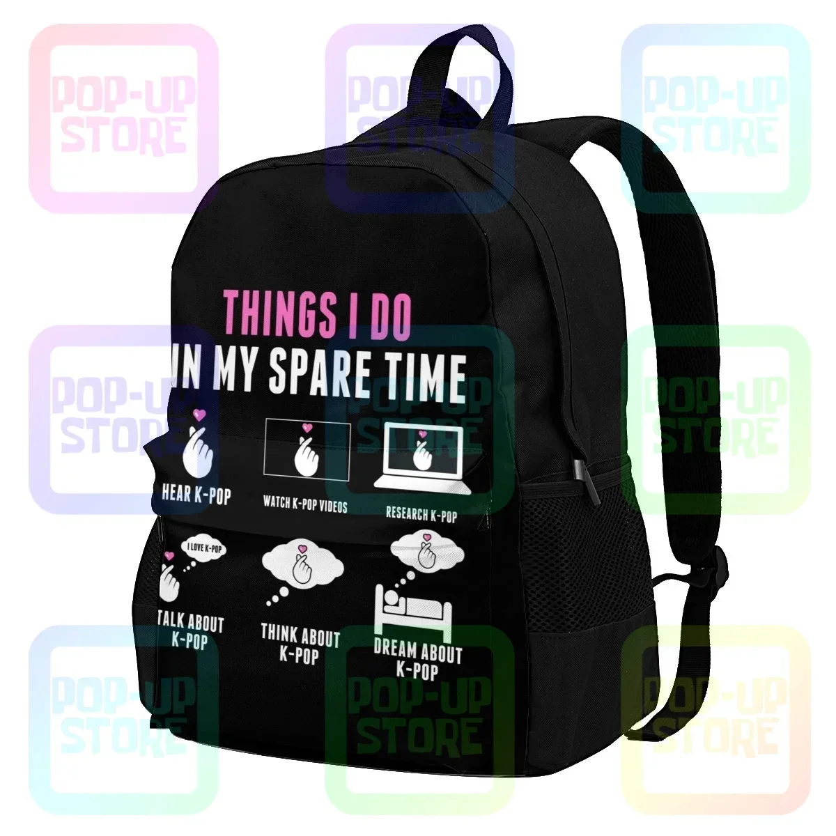 Things I Do In My Spare Time Kpop Merch K-Pop Large Capacity Backpack Hot Beach Bag Gymnast Bag Clothes Backpacks