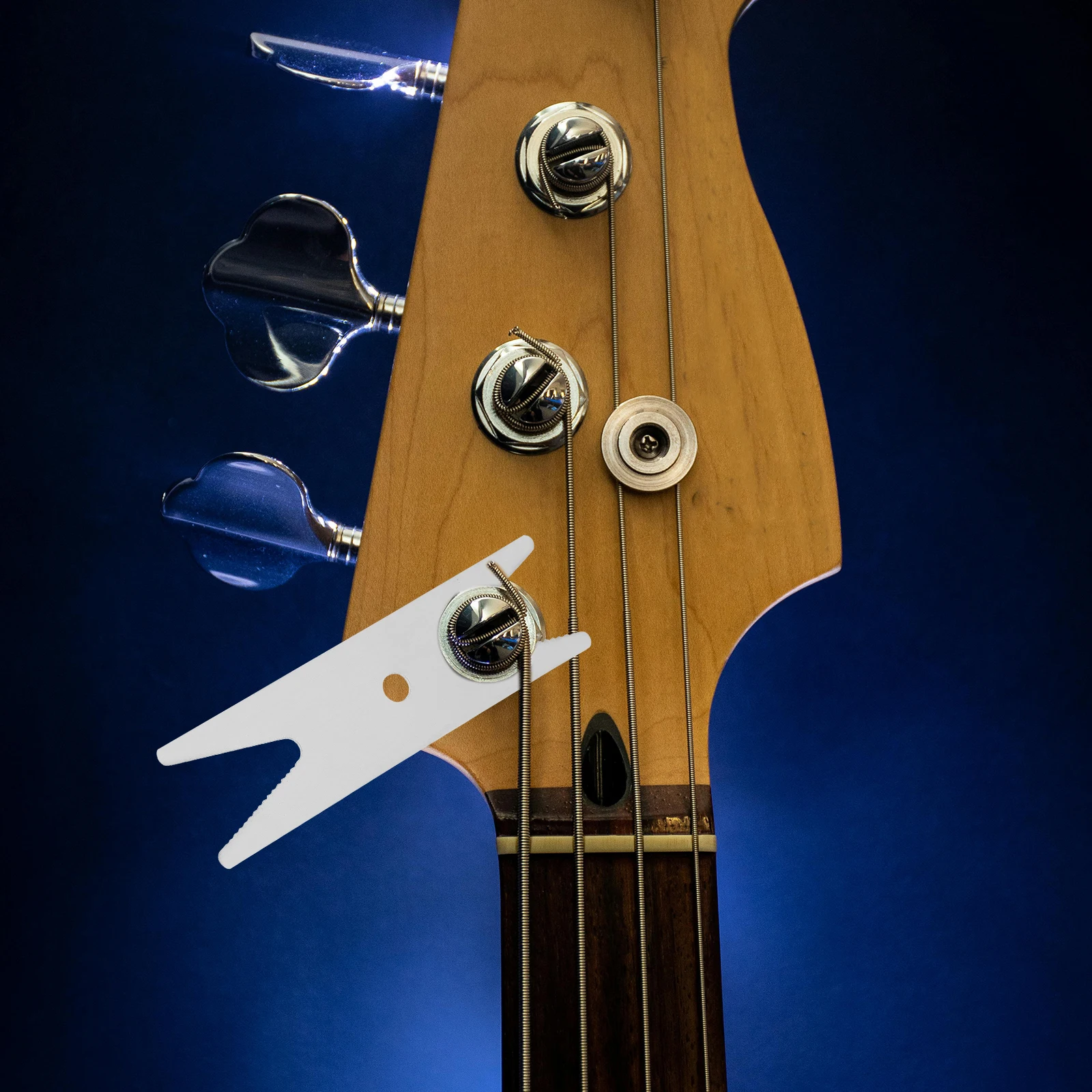 

Metal Multi-Spanner Guitar Bass Wrench for Tightening Loosening Bass Tuners Durable Guitar Tool Silver