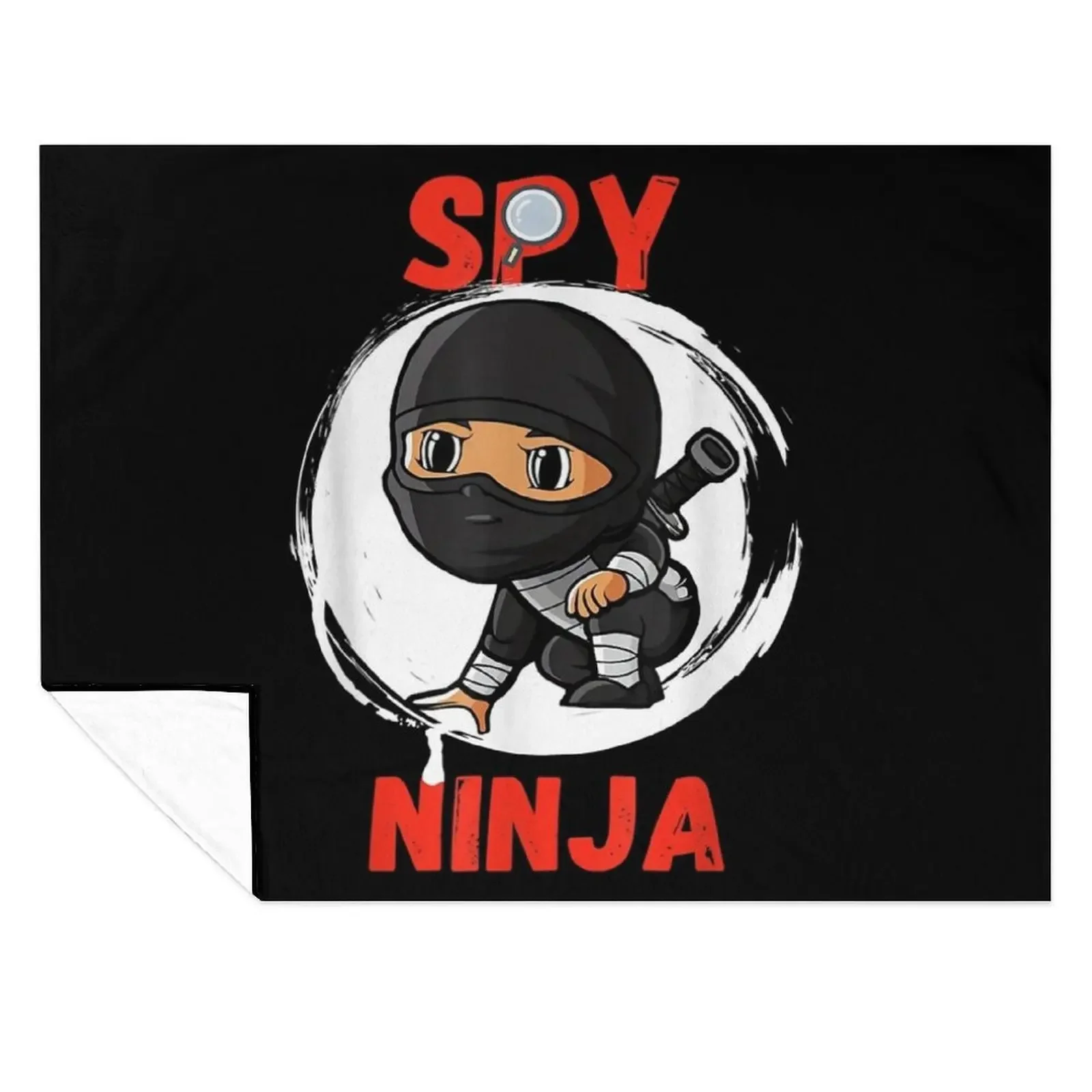 

Cool Spy Gaming Ninjas Gamer Boy Girl Kids Spy Ninja Throw Blanket Quilt Decoratives Cute Plaid Luxury Throw Blankets