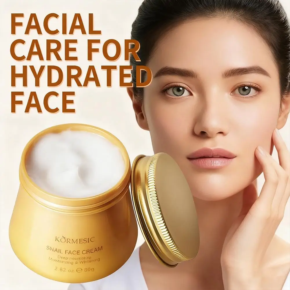 Snail Moisturize Facial Cream Snail Collagen Cream Multi Functional Face Snail Mucin Hydrating Anti-Wrinkle Cream