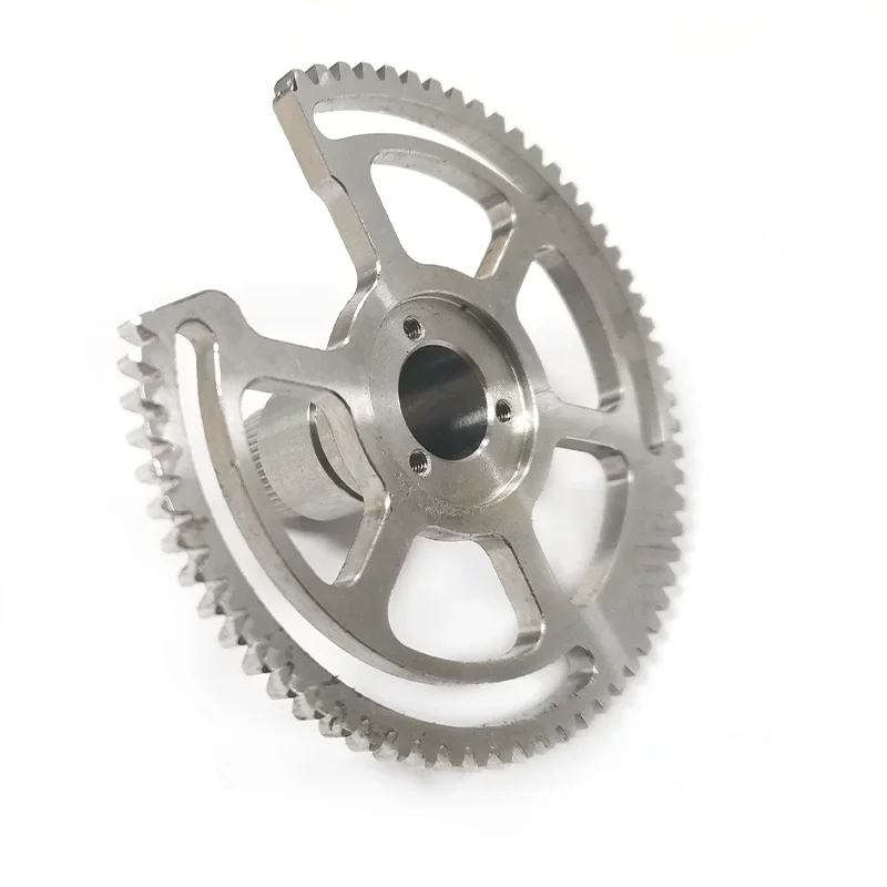 Customized Nice CNC Machined Stainless Steel Straight Spur Gear Wheel Large Diameter with Carburizing & Quenching Hardening
