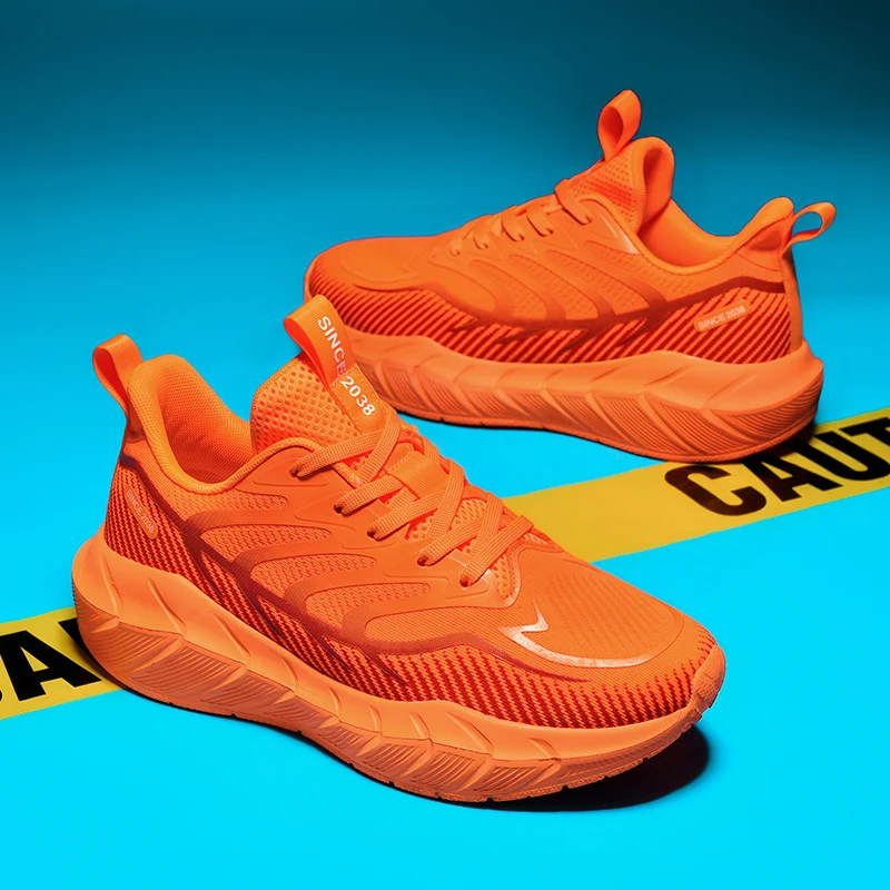 

Marathon Sports Running Shoes Men Breathable Lightweight Sneakers Comfortable Athletic Nonskid Leisure Outdoor Sneakers for Men