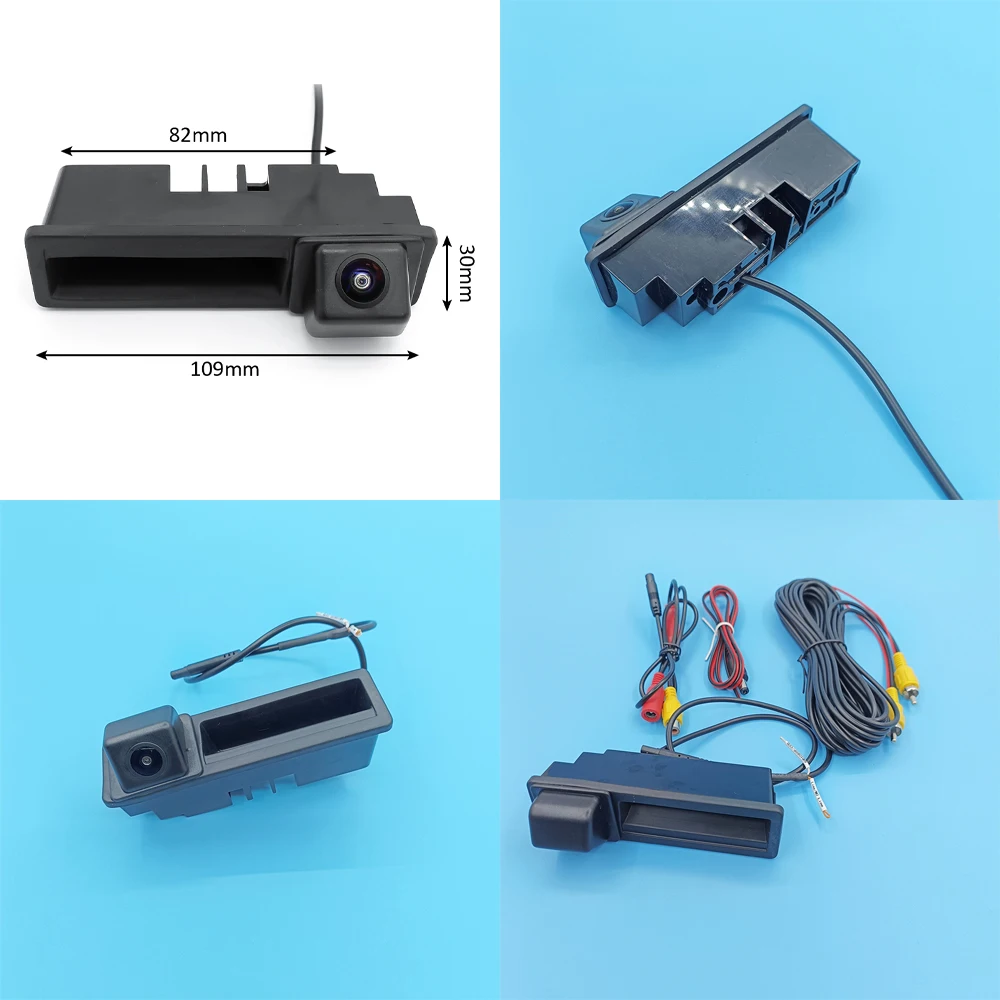 170 Degree AHD 1080P CVBS Car Rear View Reverse Camera For Audi A3/S3/RS3 (8P) 2003~2012 Car Trunk Handle Parking Monitor