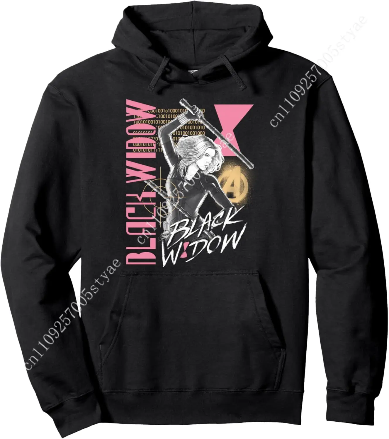 

Marvel Black Widow Retro Collage Pullover Hoodie