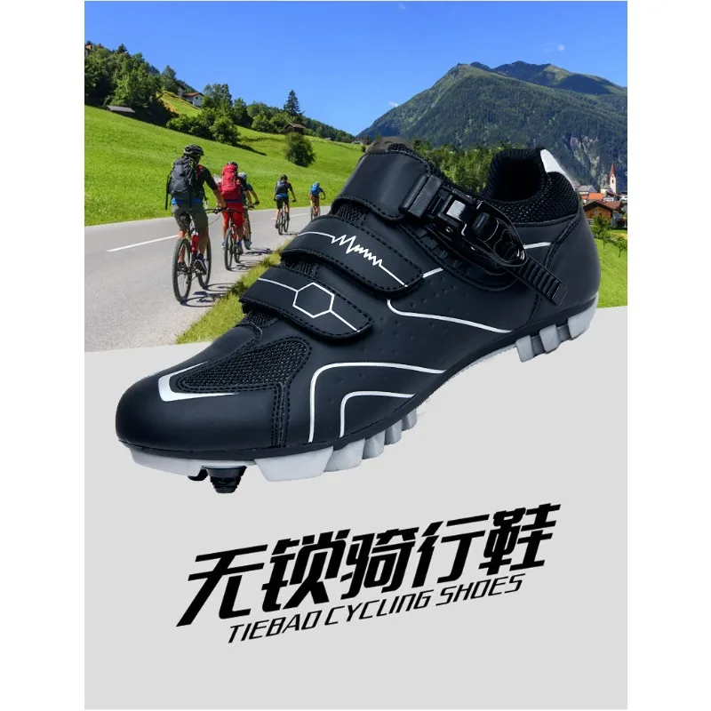 

MTB cycling shoe Flat pedal bicycle shoes clit Man cleat shoes bicycle Mountain Bike Shoe Racing Lock Footwear Cycling sneaker