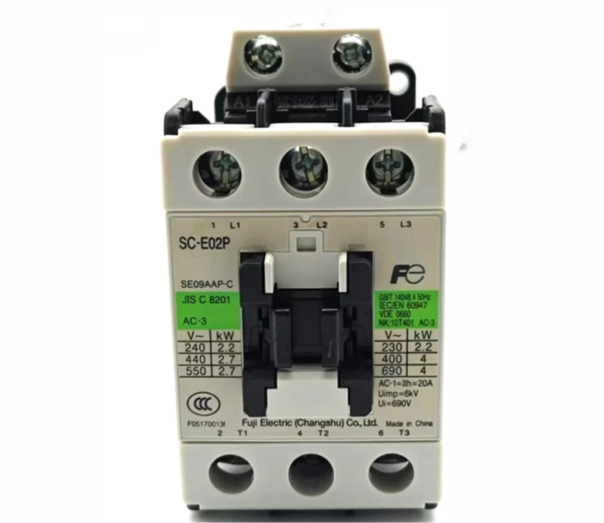 Fuji AC Contactor SC-E04 E02 E03 E05P E1P E2P E2SP E3P/G A