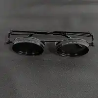 Men's Retro Spandex Style Rotating Sunglasses - Adjustable Brightness Steampunk Style Alloy Frame, Black And Gray Gradient Lenses, Travel And Fashion Accessories, Sunglasses, Party Sunglasses, Suitable For Bohemian Style Sunglasses - Image 4