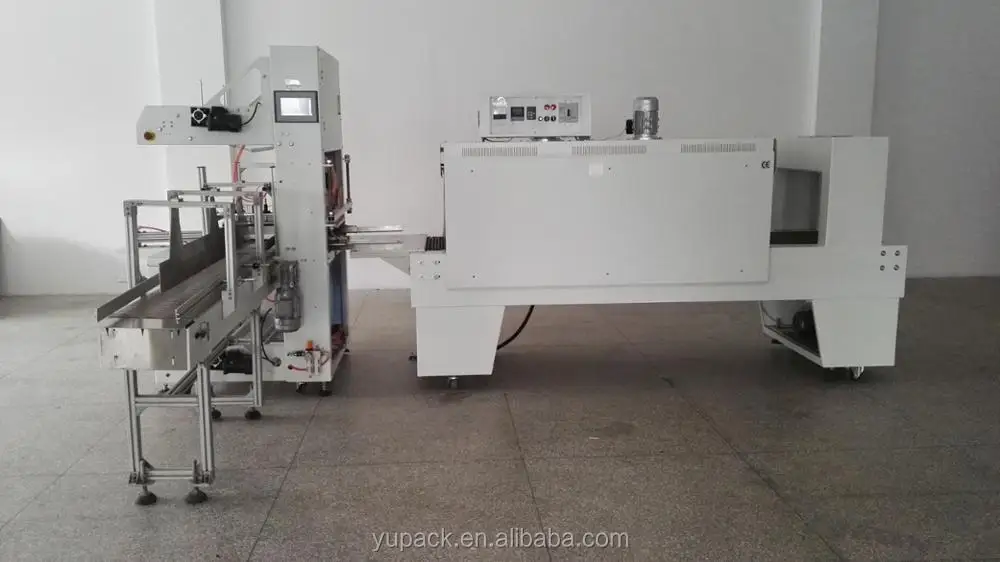 Customized Shrink Wrap Packaging Machine Auto PE Film Heat Oven Tunnel For Bottles Heavy Duty Industrial Sealing Wrapping Device
