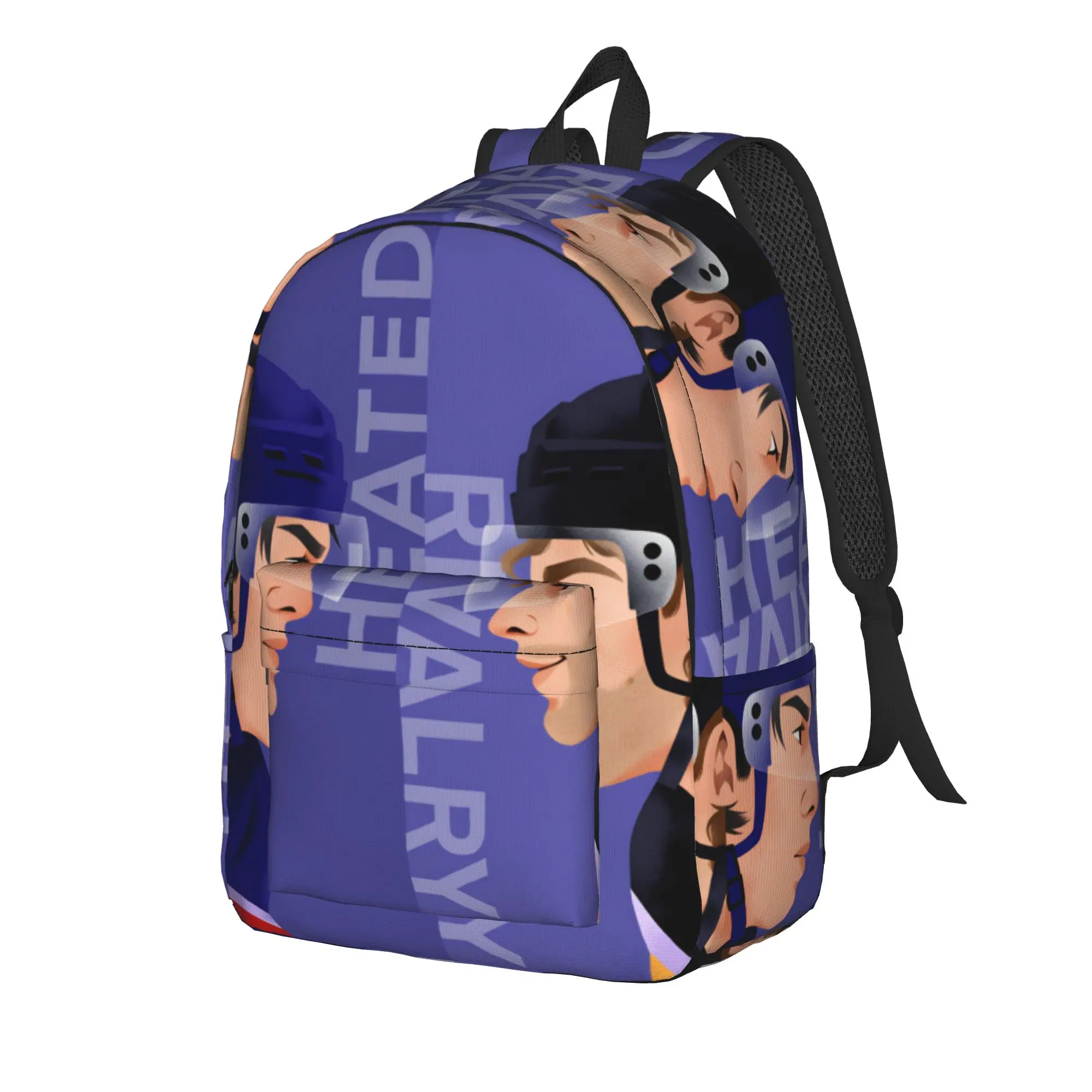Heated Rivalry TV Backpack Student Unisex Hudson Williams Connor Storrie Lightweight Backpacks Polyester School Bags Rucksack