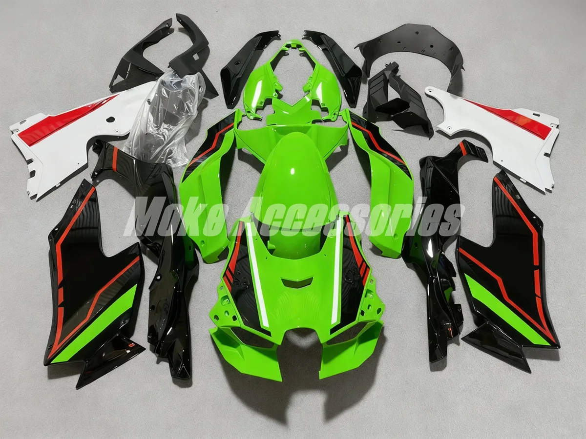 

Комплект обтекателей для ZX-10R 2021-2025: высококачественный комплект обшивки из АБС-пластика, красный, черный, зеленый, белый цвета.