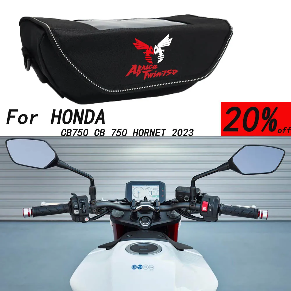 

For HONDA CB750 CB 750 HORNET 2023 Motorcycle accessory Waterproof And Dustproof Handlebar Storage Bag navigation bag