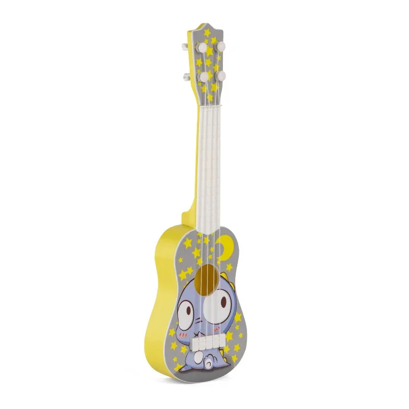 ของเล่นกีตาร์จำลองสำหรับเด็ก เครื่องดนตรีกีตาร์ขนาดเล็กสำหรับผู้เริ่มต้น สามารถเล่นดนตรีได้ ของขวัญวันเกิดที่ดีที่สุดสำหรับเด็ก