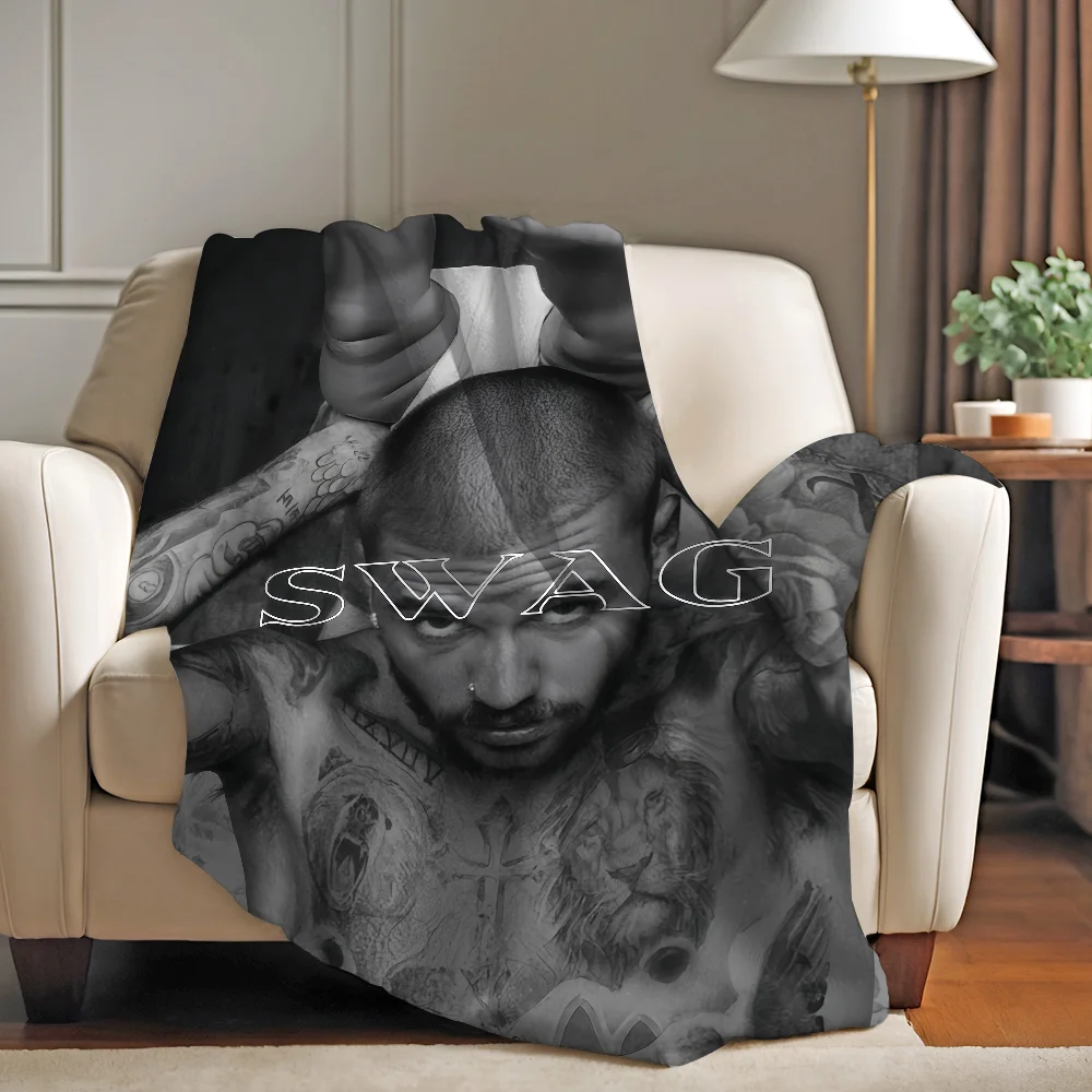 

Singer Songwriter J-justin B-bieber Blanket Warm And Soft Suitable For Bedroom Living Room Sofa Bed Office Travel Camping