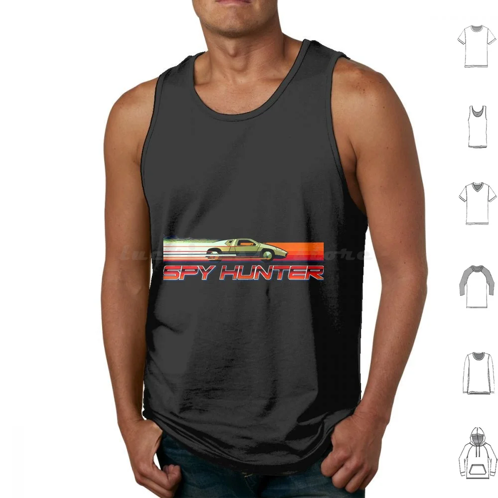 Mod.5 Arcade Hunter Video Game Tank Tops Vest Sleeveless 80s 8 Bits Arcade Console Driving Game Gamer Gaming Juego Retro