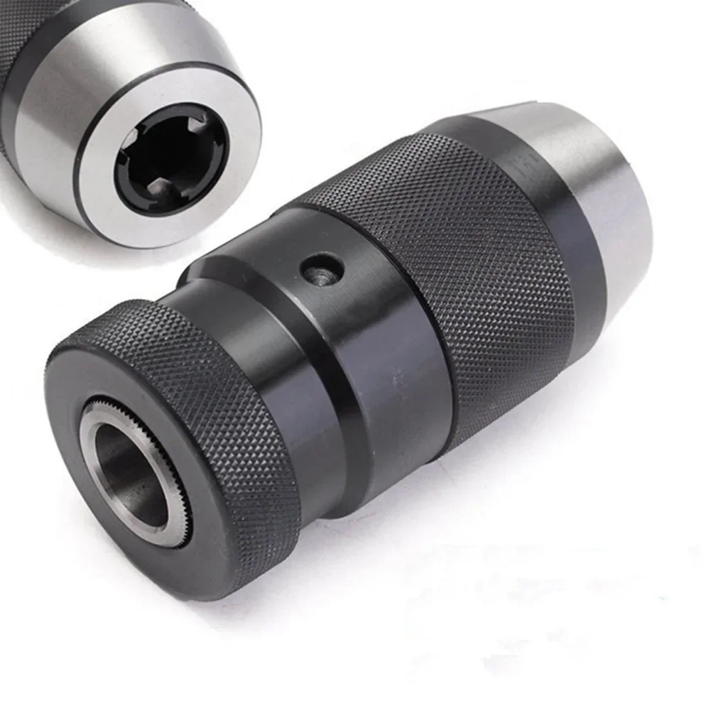 For Lathes For Drill Presses Lathe Adapter Keyless Drill Chuck Lathe Drilling 45 Steel High Efficiency Drill Chuck