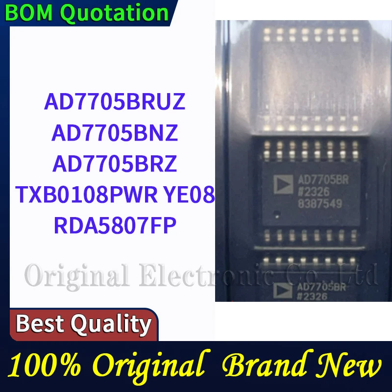 AD7705BRZ AD7705BNZ AD7705BRUZ TXB0108PWR YE08 RDA5807FP Laptop repair parts
