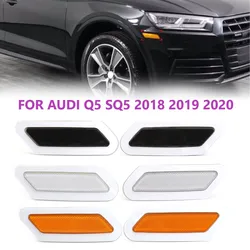 FOR AUDI Q5 SQ5 2018 2019 2020 RIGHT LEFT CAR FRONT SIDE REFLECTORS MARKER LIGHT LAMP FITS US Standard Modle 80A945071 80A945072