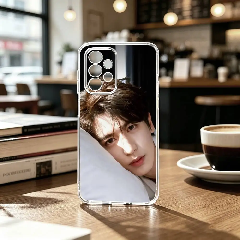 Handsome Krien Zhang l-Linghe Phone Case For Samsung S25,S24,S21,S22,S23,S30,Ultra,S20,Plus,Fe Transparent Cover