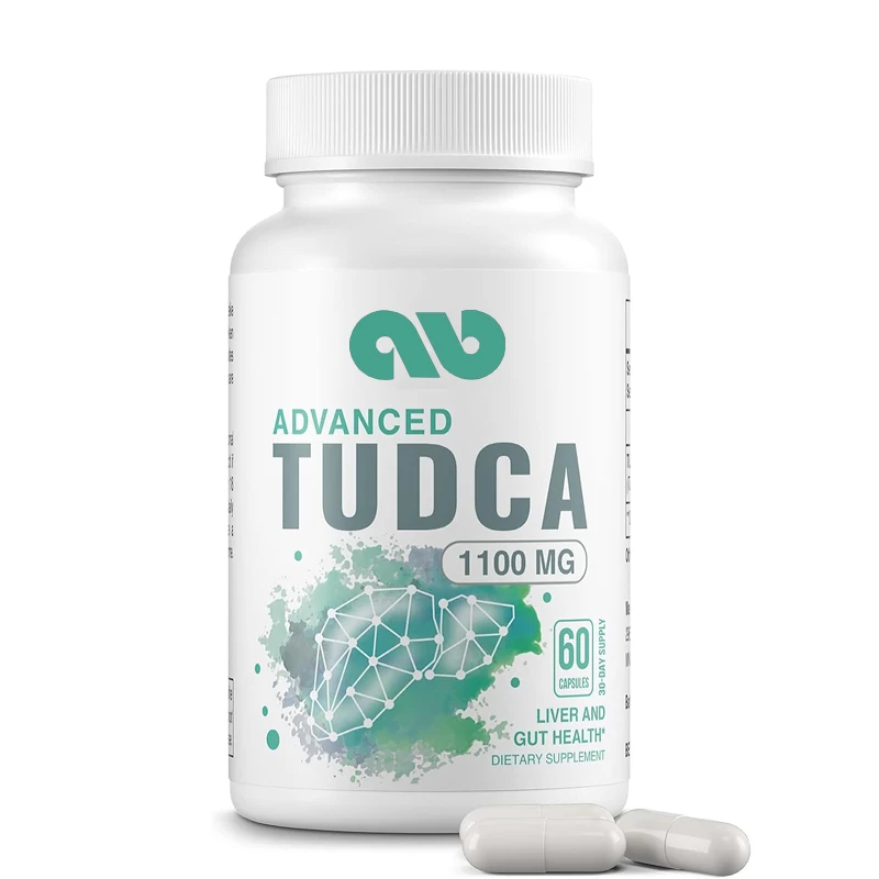 Uzupełnienie wątroby TUDCA 1100 mg, wsparcie wątroby do czyszczenia i naprawy, 60 kapsułek