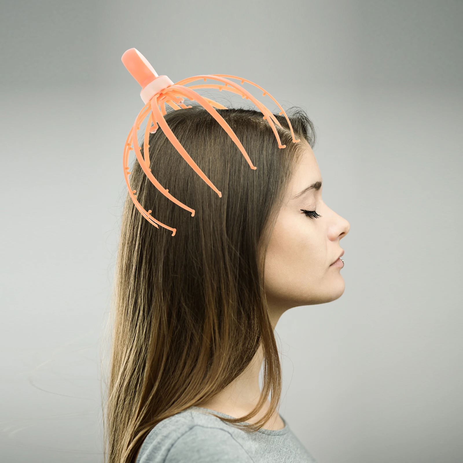 

Head Massager Scalp Massage Tool H held Massager Steel Balls Claw Relaxing Family Travel Durable Safe Smooth Lines