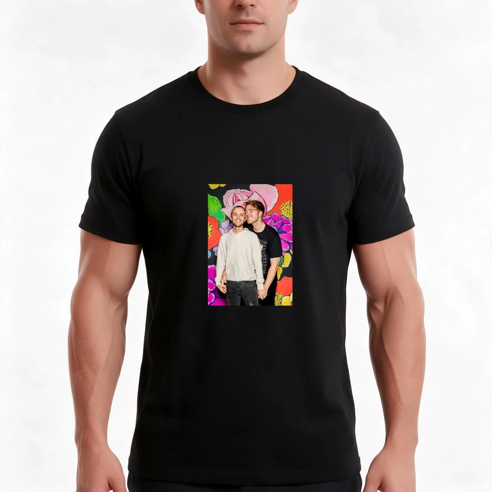 Shane and ryland T-Shirt, Summer Casual Cotton Tee, Oversized Streetwear Tops, Vintage Graphic Print, Loose Fit Short Sleeve